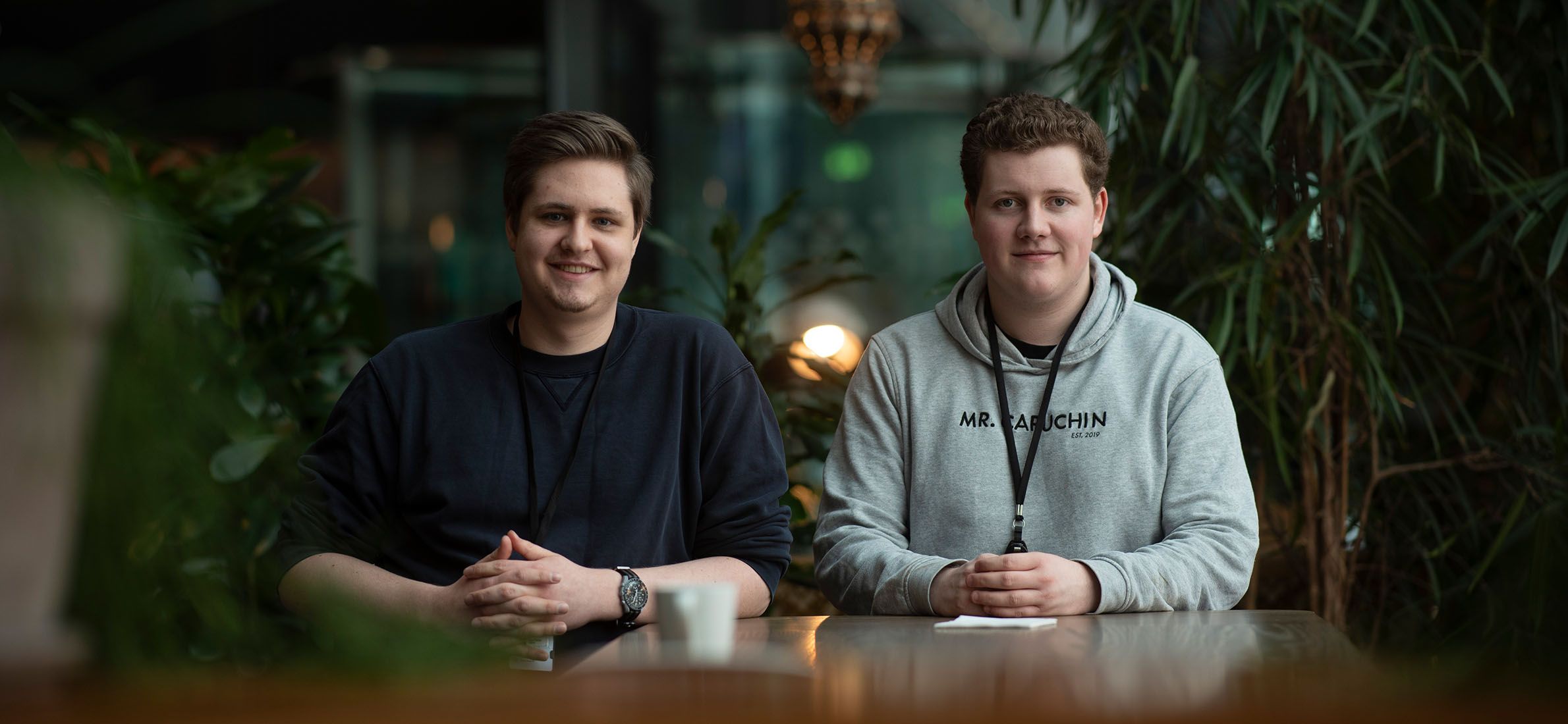 Møt Telenors ferskeste Network Engineers, Mats Halkes og Tobias Engli.