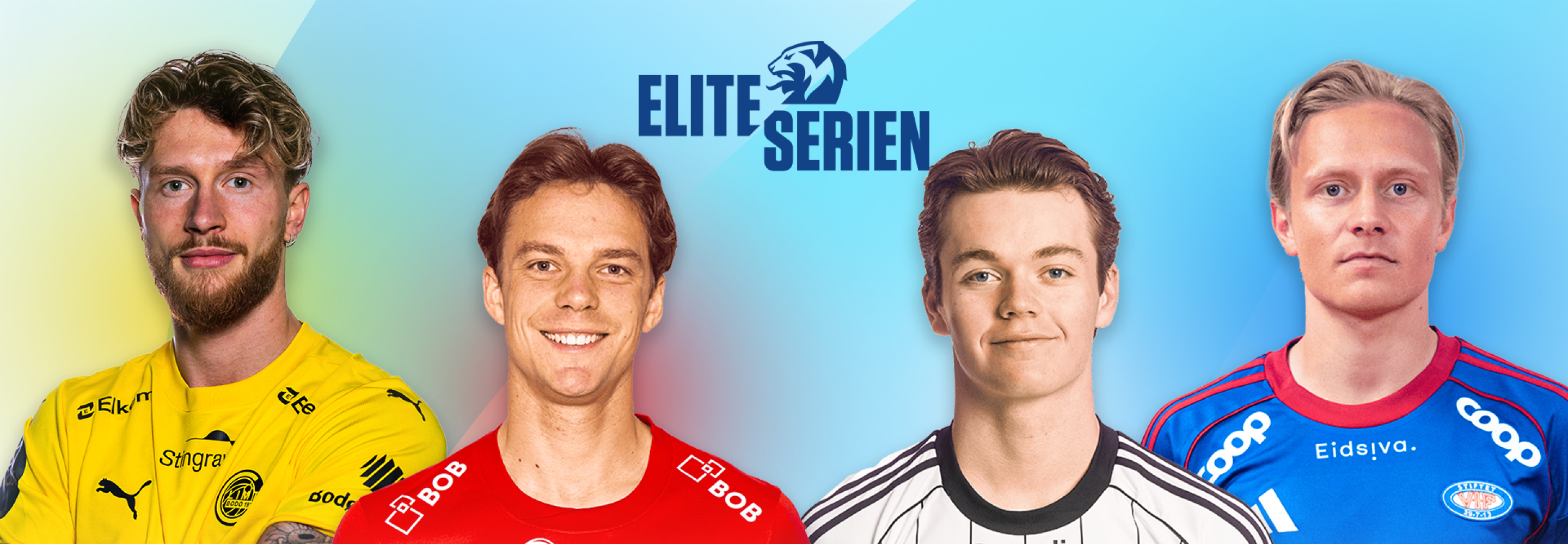 Logo til Eliteserien med løveikon