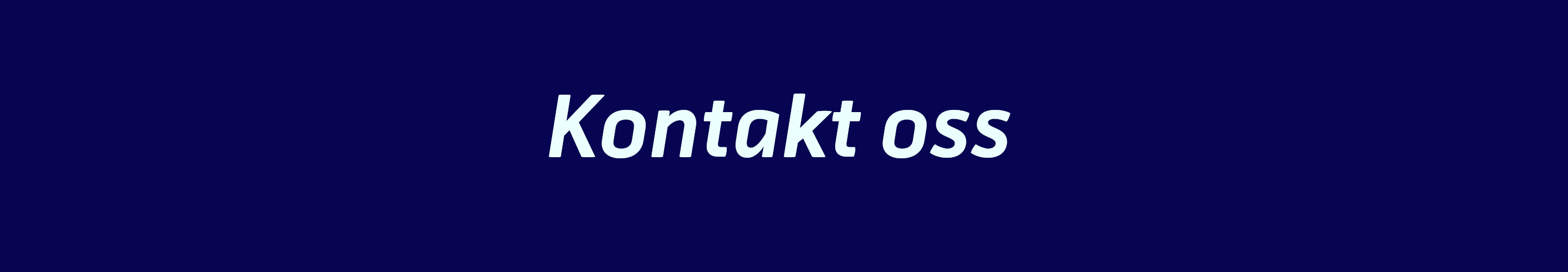 Kontakt oss