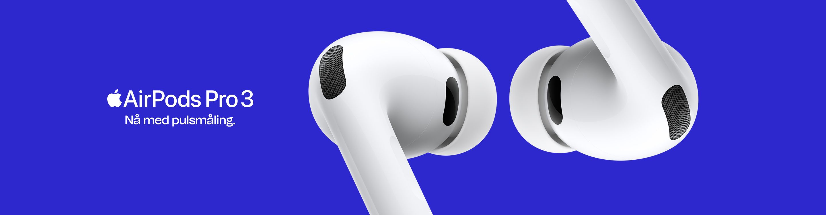 Nye AirPods Pro 3 med pulsmåling og avansert lyd fra Apple