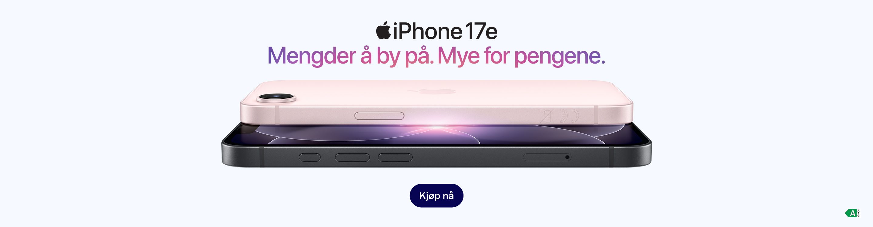 den nye iphone 17e kan forhåndsbestilles nå