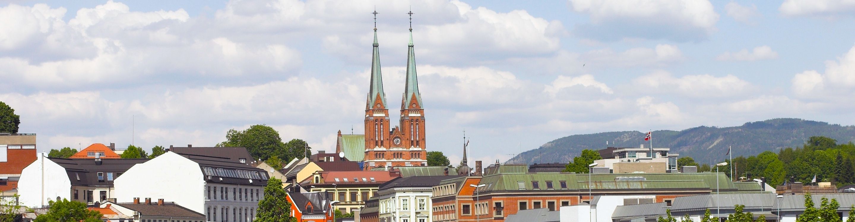 sentrum av skien