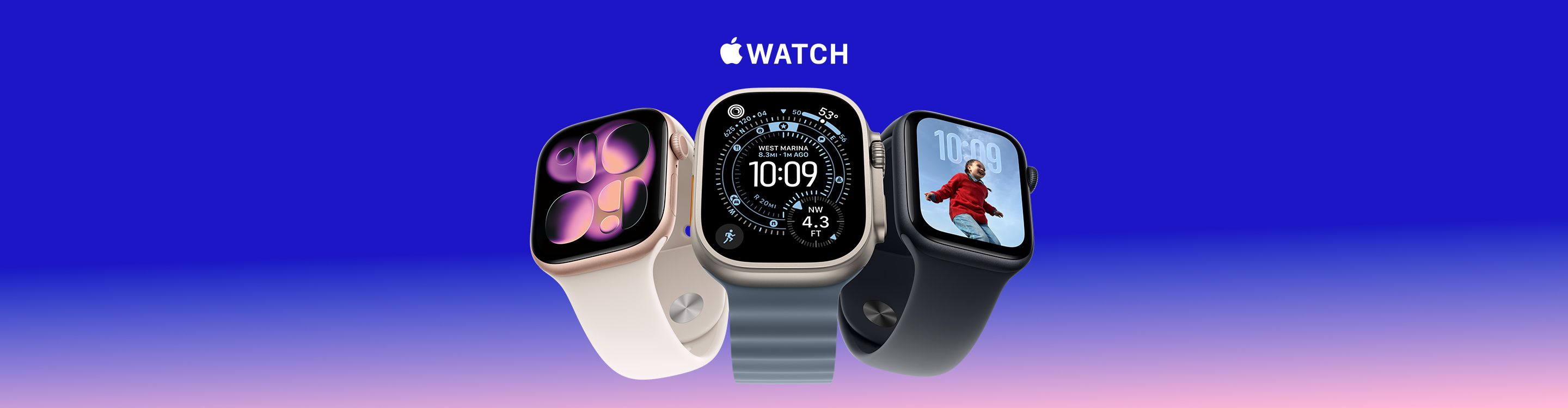 nye apple watch ultra 3 med urkasse i titan og ocean band