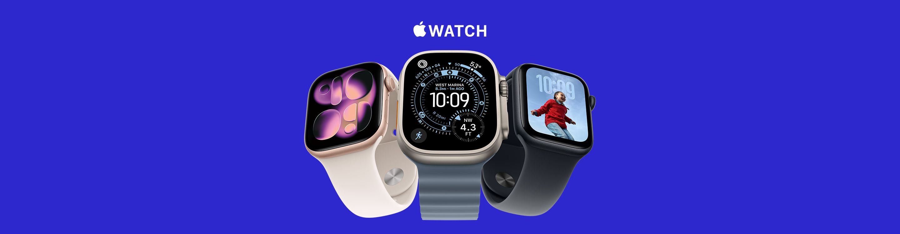 nye apple watch ultra 3 med urkasse i titan og ocean band