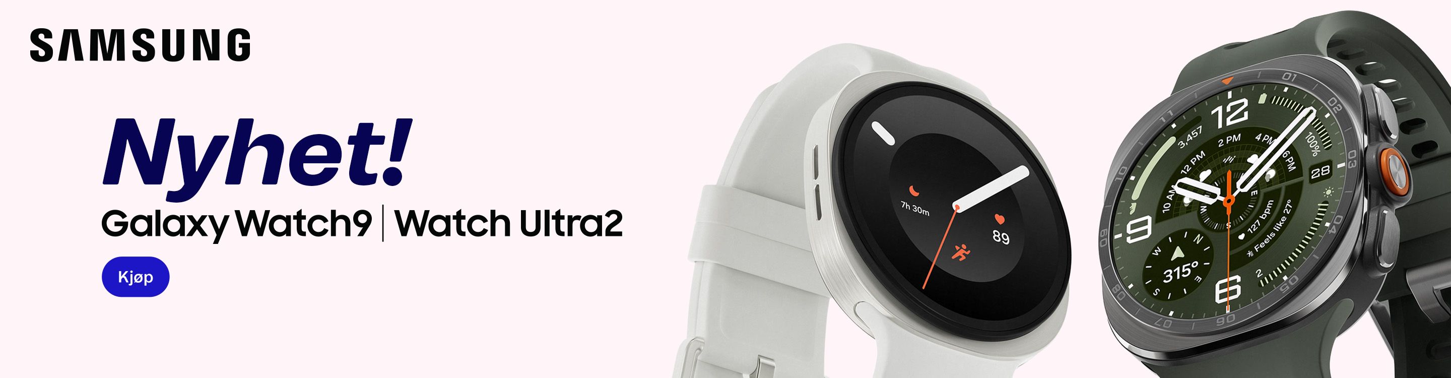 Nyhet! Samsung Galaxy Watch9 og Watch Ultra2 smartklokker
