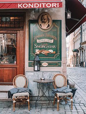 Cafe i Stockholm