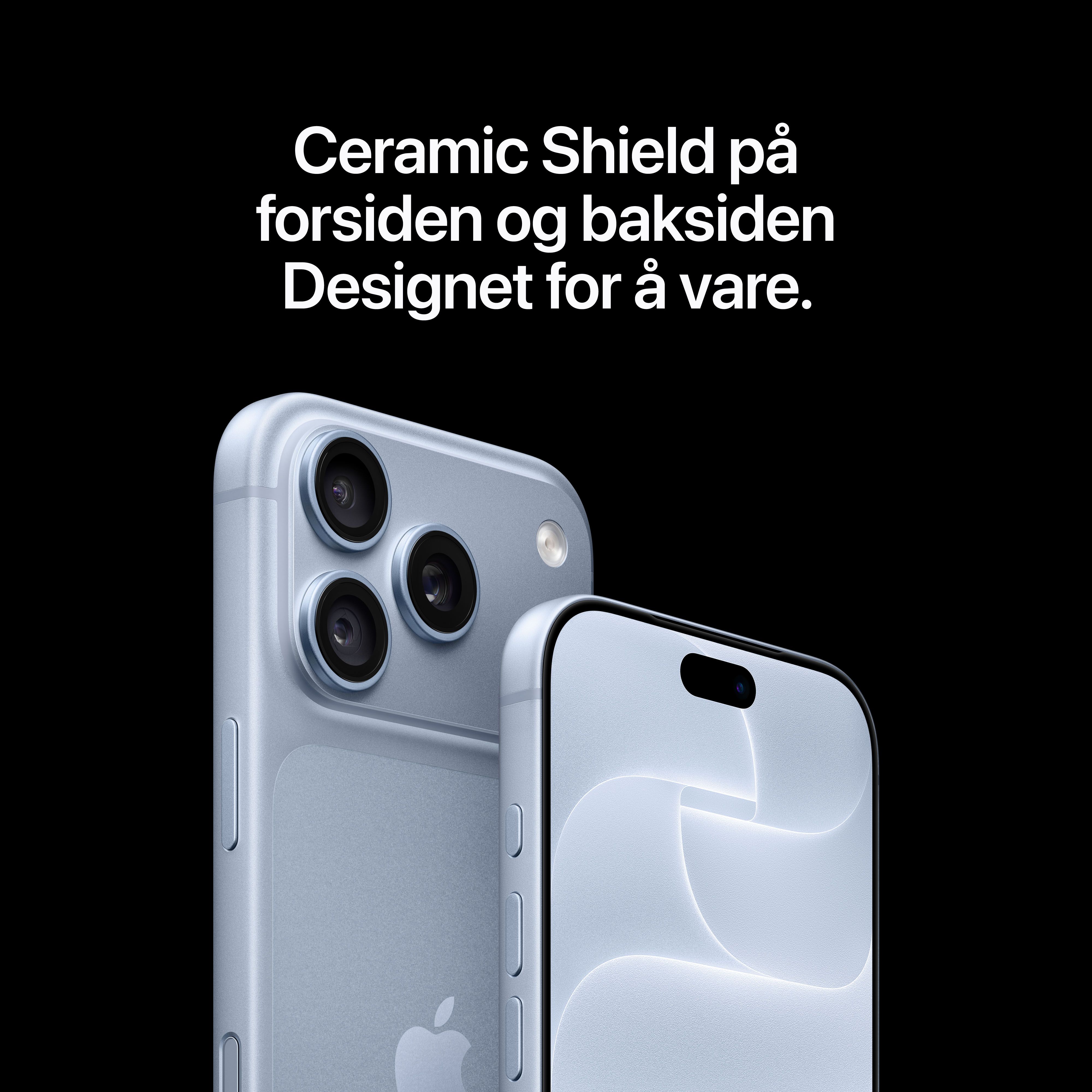 iphone 18 pro har ceramic shield på forsiden og baksiden