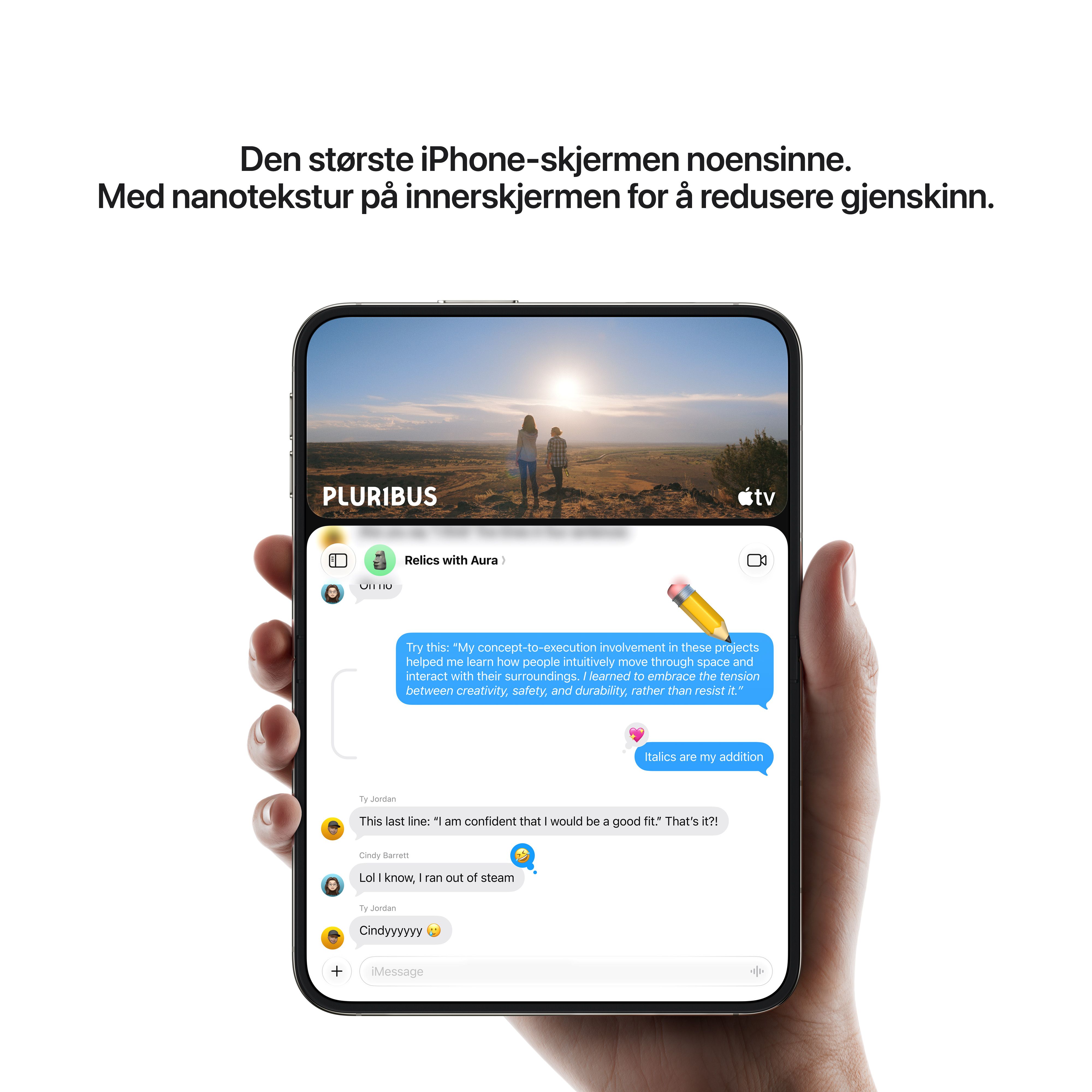 iphone duo har den største iphone-skjermen noensinne