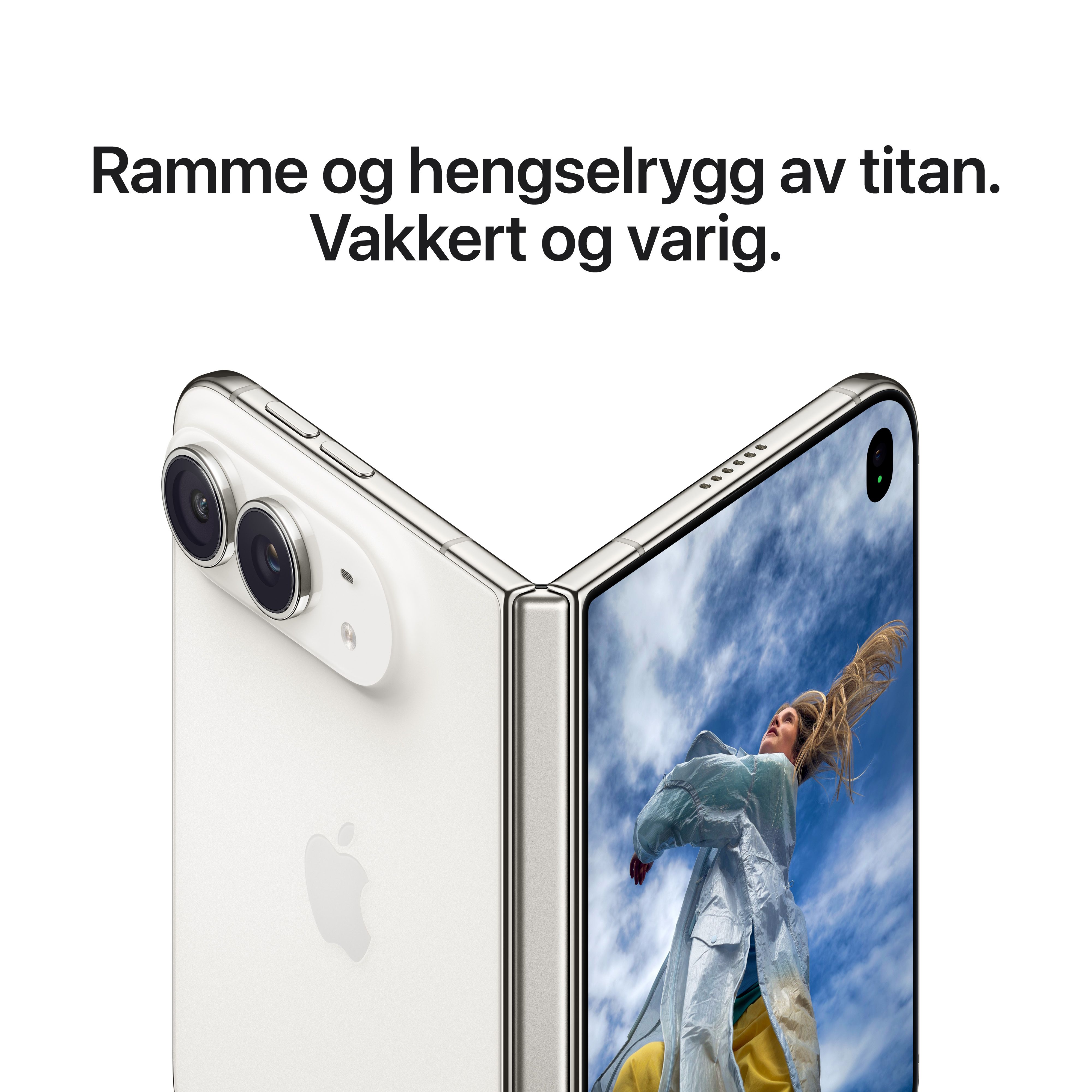 iphone duo har en ramme og hengselrygg av titan for varighet