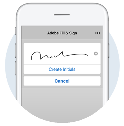 Adobe Fill & Sign