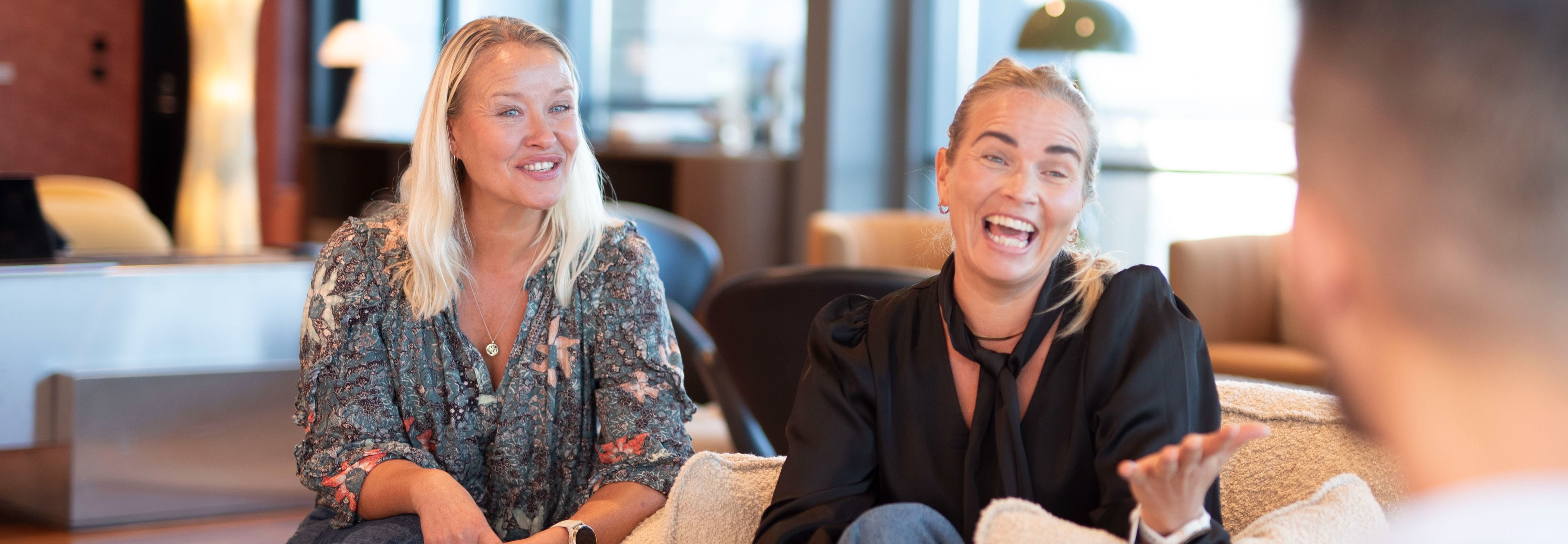 Melinda Holmgren og Merete Sommerfeldt 