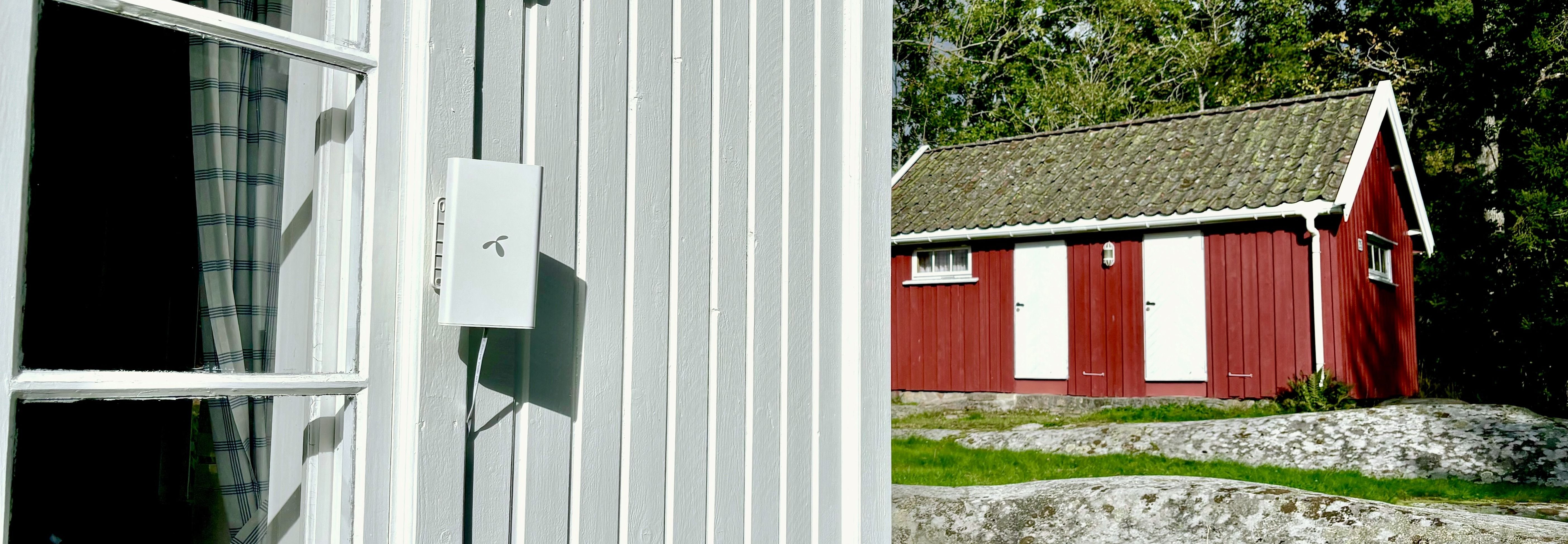 Trådløst Bredbånd-antenne på hytta, en forutsetning for WiFi på hytta
