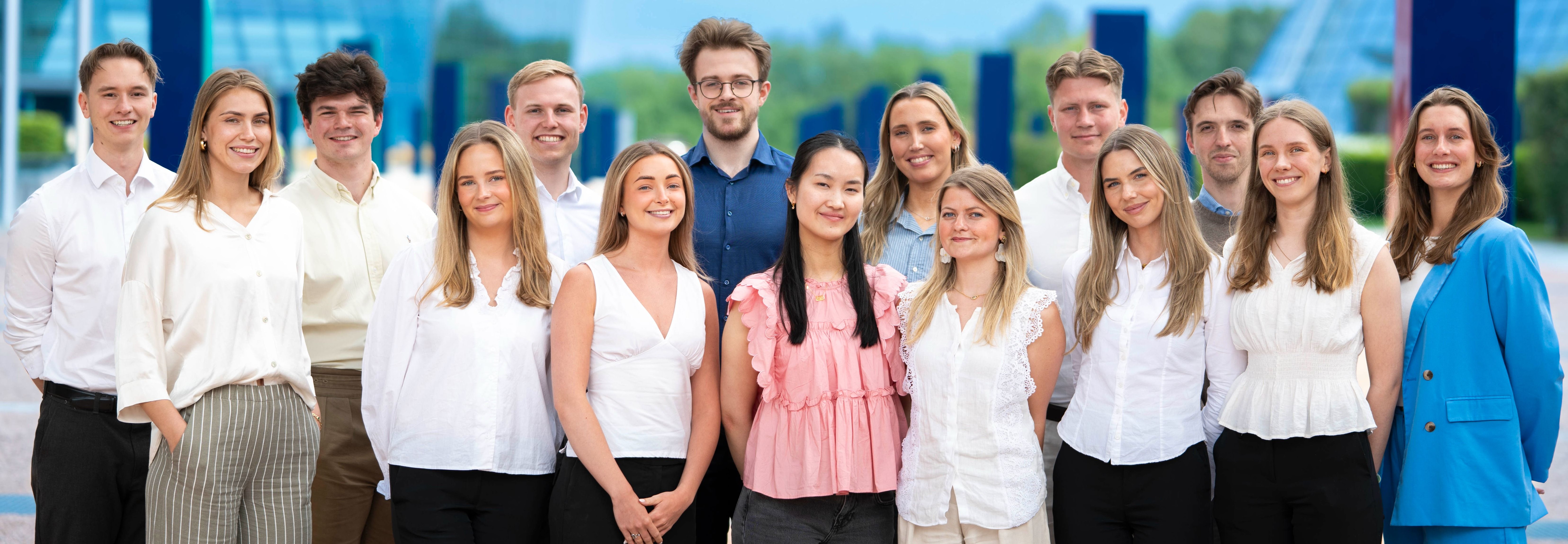 Glade sommerstudenter