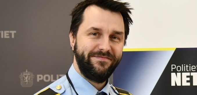 Mads Holmern, fagleder for politiets nettpatrulje i Sør-Øst politidistrikt