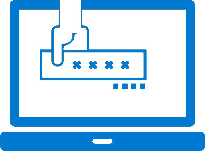Innlogging på laptop