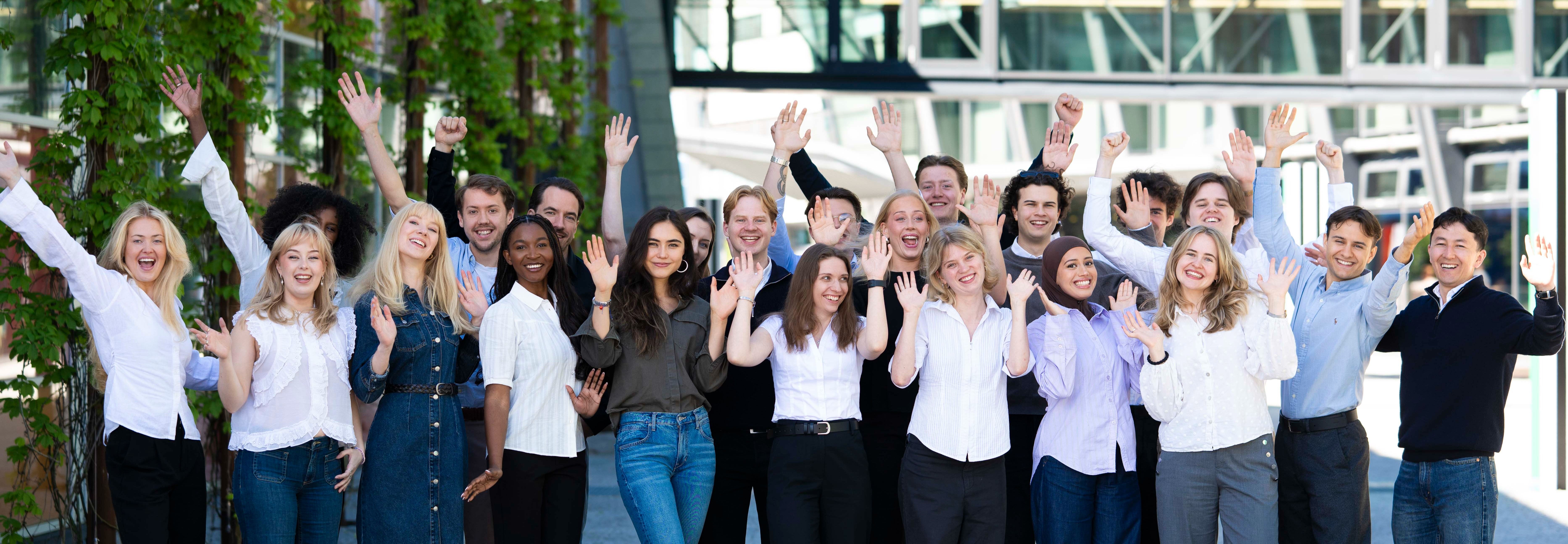Glade sommerstudenter