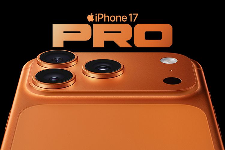 nye iphone 17 pro i fargen kosmisk oransje