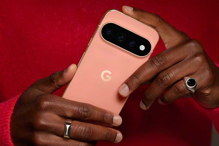 den nyeste google pixel 10 pro xl i fargen moonstone
