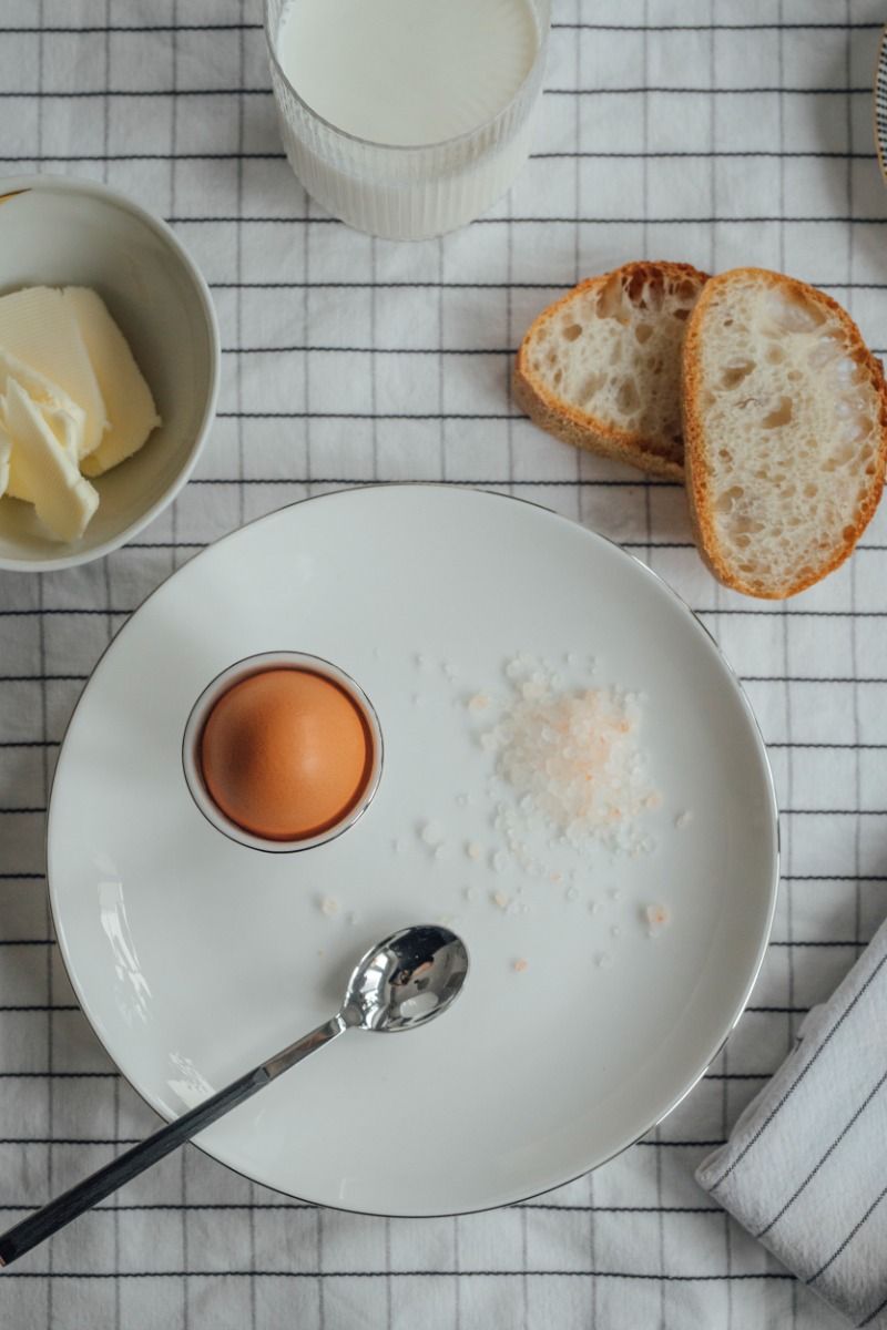 Bilde som viser pent dandert frokost