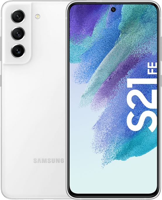 Samsung Galaxy S21 FE hvit