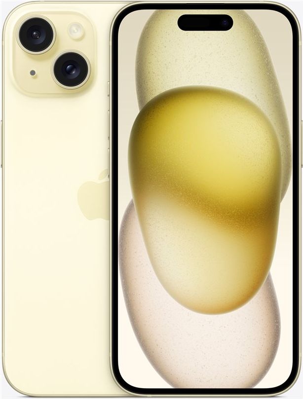 Apple iPhone 15 128GB, gul