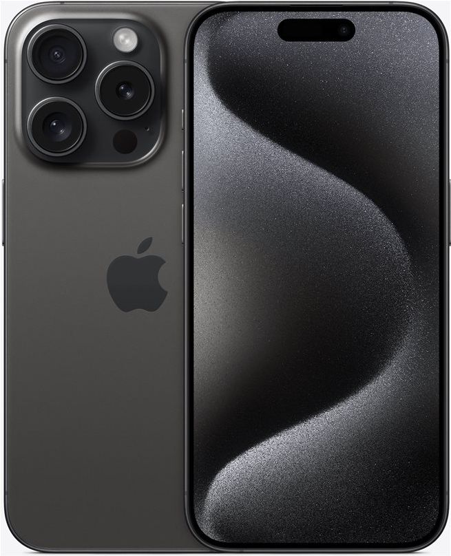 Apple iPhone 15 Pro 1TB, svart titan