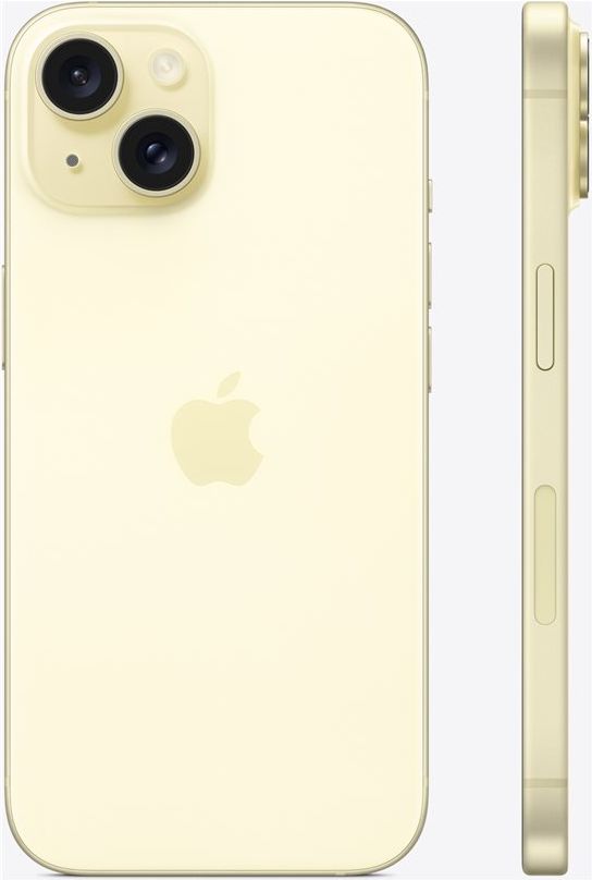 Apple iPhone 15 256GB, gul